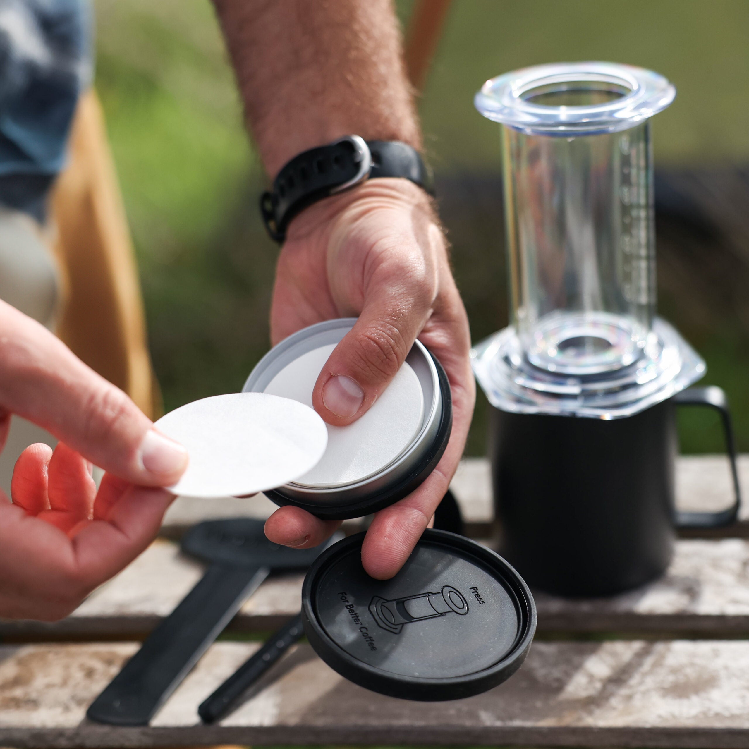 AeroPress Reise Filterholder