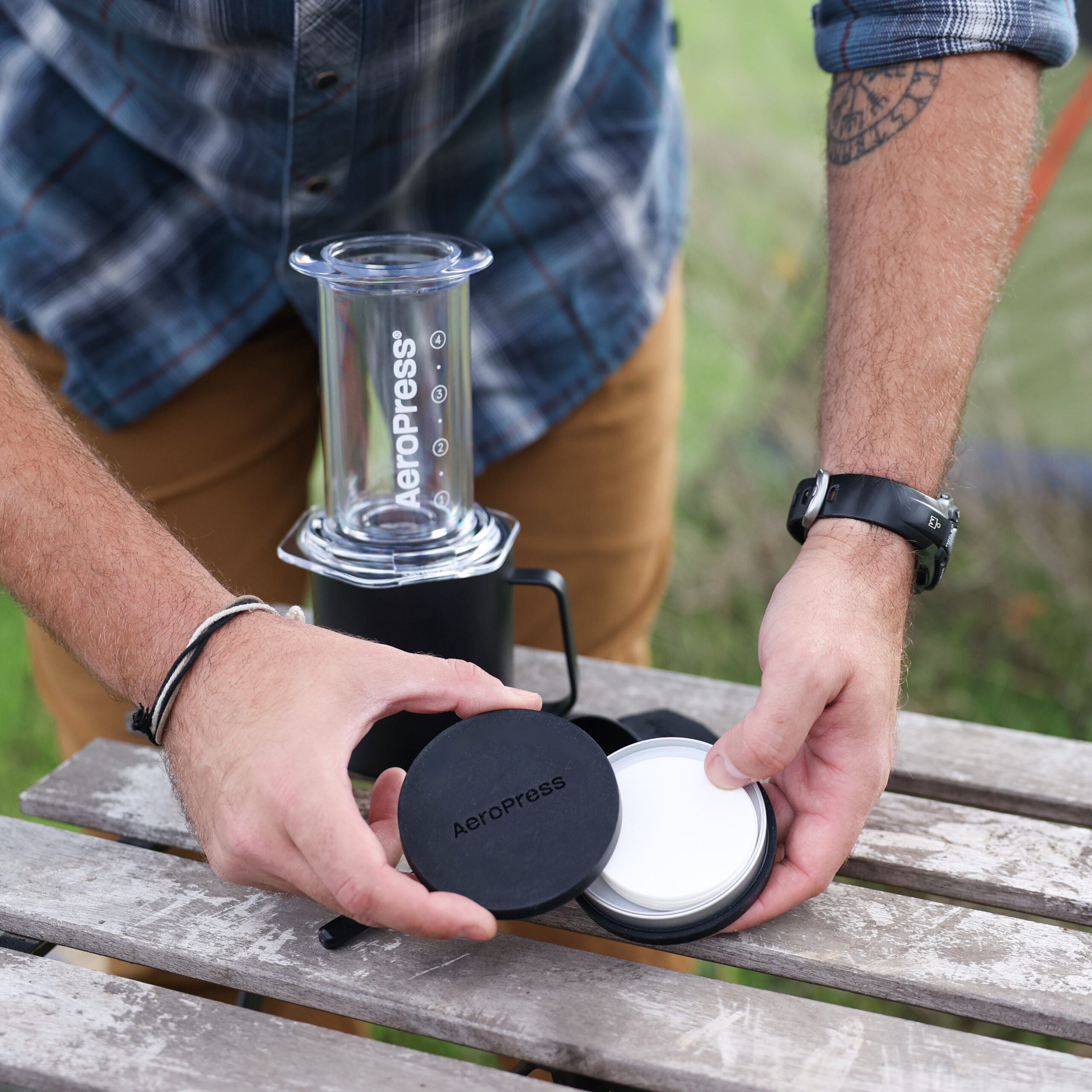 AeroPress Reise Filterholder