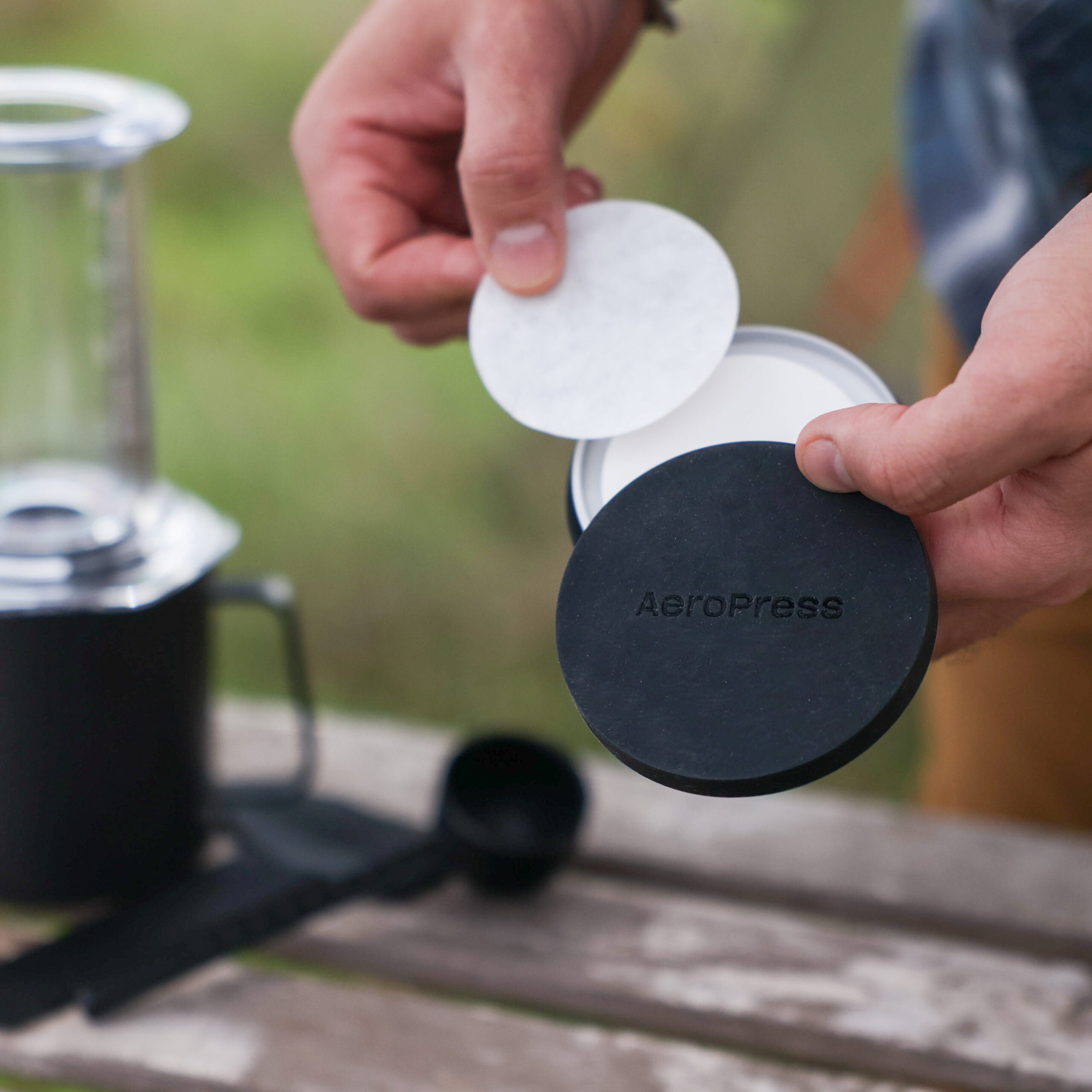 AeroPress Reise Filterholder