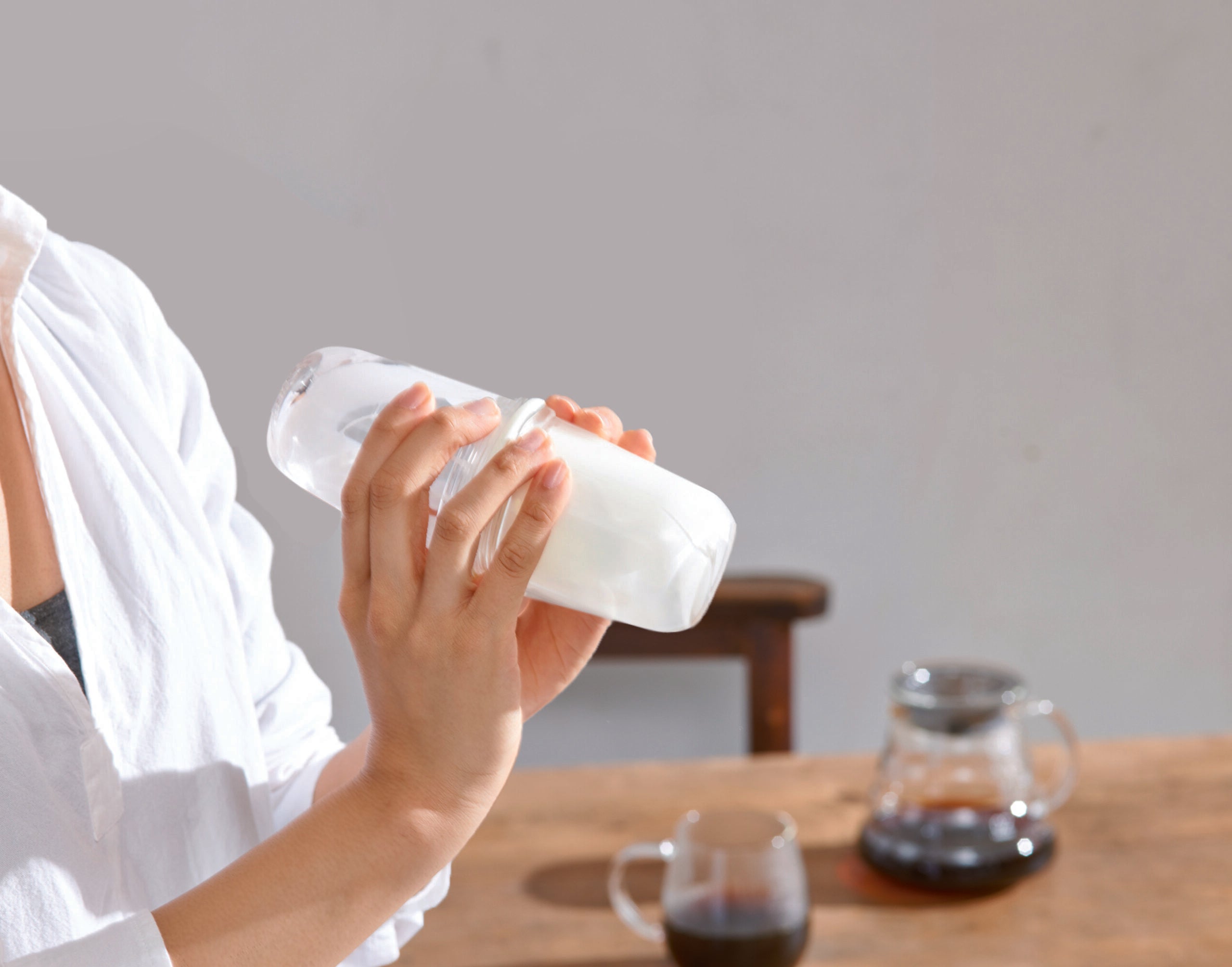 Hario, LS-70-OW, Latte Shaker (matcha shaker)