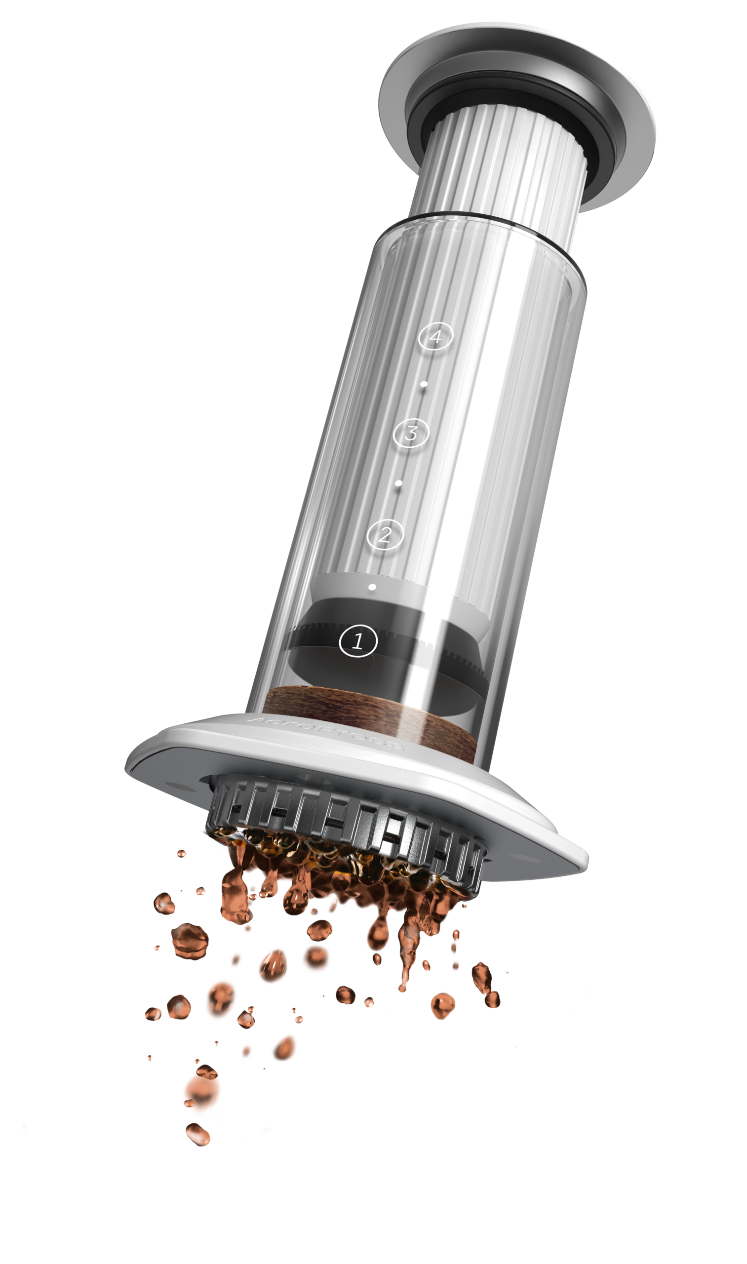 AeroPress Premium Coffee Press - White