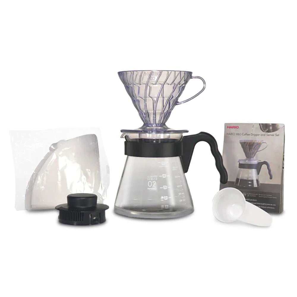 Hario, VCDS-02-b-EU, V60 Coffee Dripper and Server Set