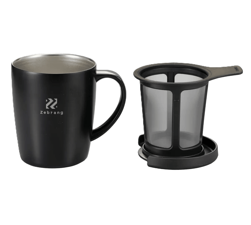 Hario ZB-SMCM-300B Zebrang Insulated Mug with Lid 300ml